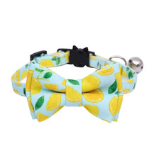 New Pet Collar, Cat Face Safety Buckle, Cat Bell Collar, Cat Bow Tie Collar