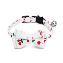New Pet Collar, Cat Face Safety Buckle, Cat Bell Collar, Cat Bow Tie Collar