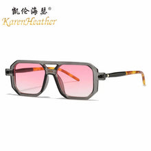 New Square Frame Fashion Sunglasses European And American Net Red Street Shooting Sunglasses Female Cross-border Trend INS Windproof Blue Light Glasses
