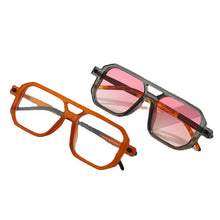 New Square Frame Fashion Sunglasses European And American Net Red Street Shooting Sunglasses Female Cross-border Trend INS Windproof Blue Light Glasses