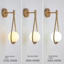 Nordic Led Wall Lamp Post-modern Minimalist Glass Living Room Aisle Corridor Balcony Creative Staircase Bedroom Bedside Lamp