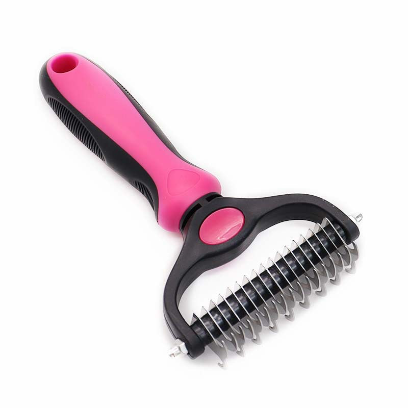 Amazon&#039;s Best-selling Pet Double-sided Knotting Comb Artifact Dog Cat Knotting Knife Rake Comb Grooming Comb Supplies