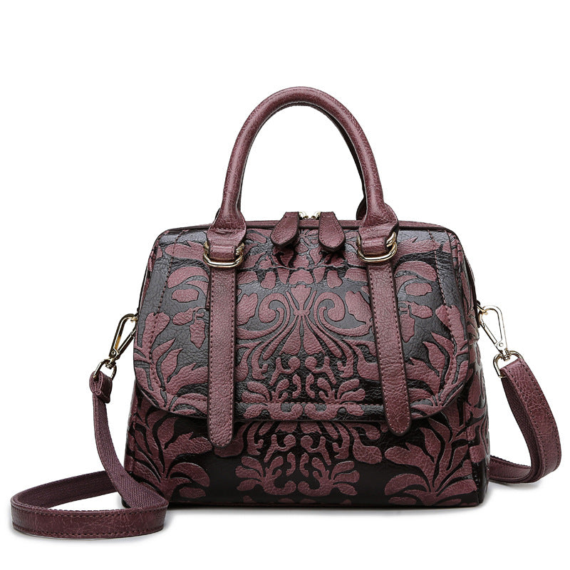 Women&#039;s Bag Vintage Printed Women&#039;s Bag 2022 New Fashion Large Bag Women&#039;s Large Capacity Shoulder Hand Crossbody Bag