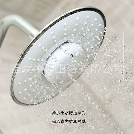 Creative Bathroom Music Top Spray Bathroom Built-in Bluetooth Waterproof Audio Shower Head Bath Top Spray Shower Factory