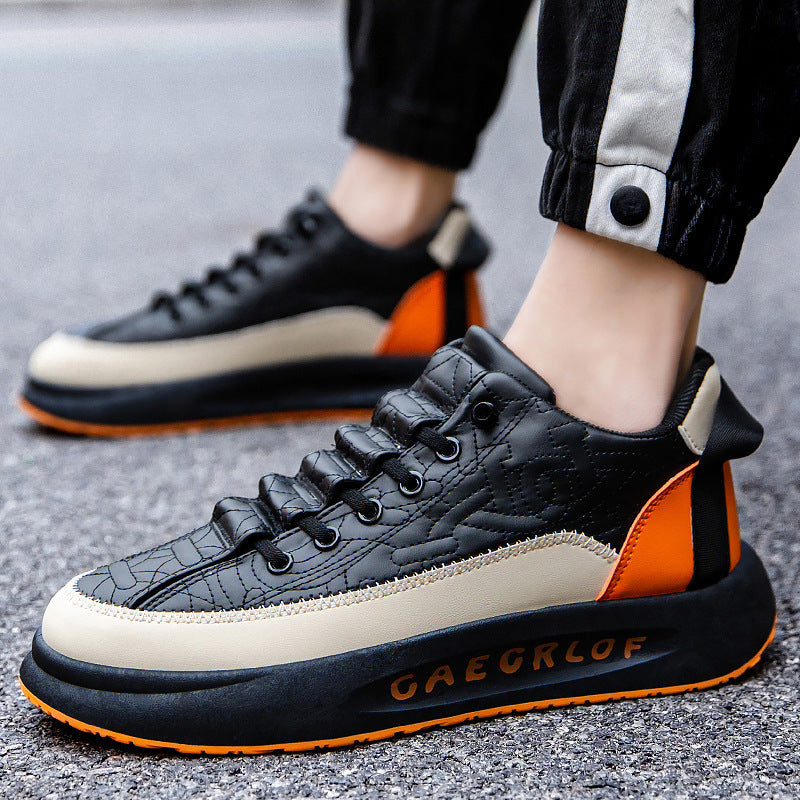 Canvas Men&#039;s Shoes 2023 New Summer Korean Style Fashionable Sports Casual Black Sneakers Men&#039;s Versatile Platform Fashionable Shoes