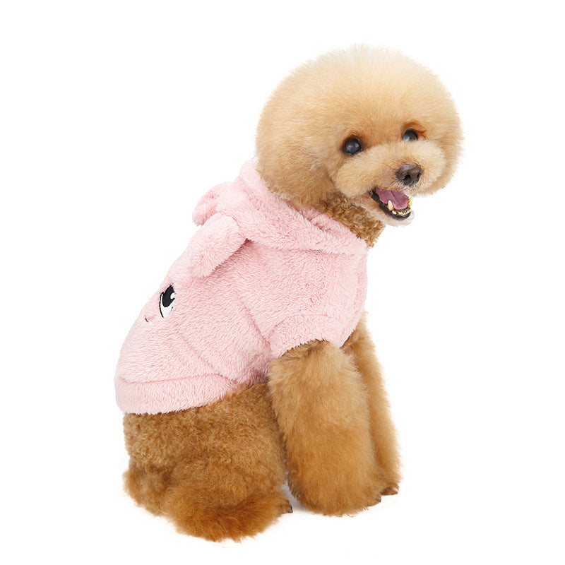 Pet Fleece New Teddy Fighting Dog Clothes