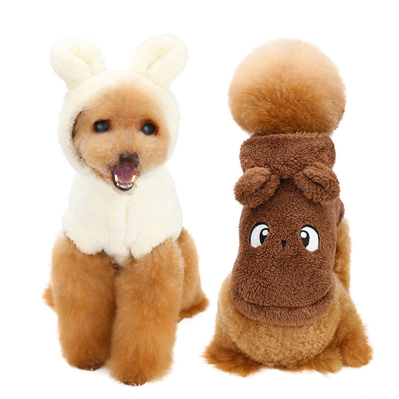 Pet Fleece New Teddy Fighting Dog Clothes