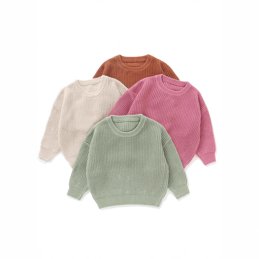 Cross-border Hot Selling Amazon Explosive Children&#039;s Autumn A Cotton Sweater Ins Nordic Style Boys And Girls Baby Hair