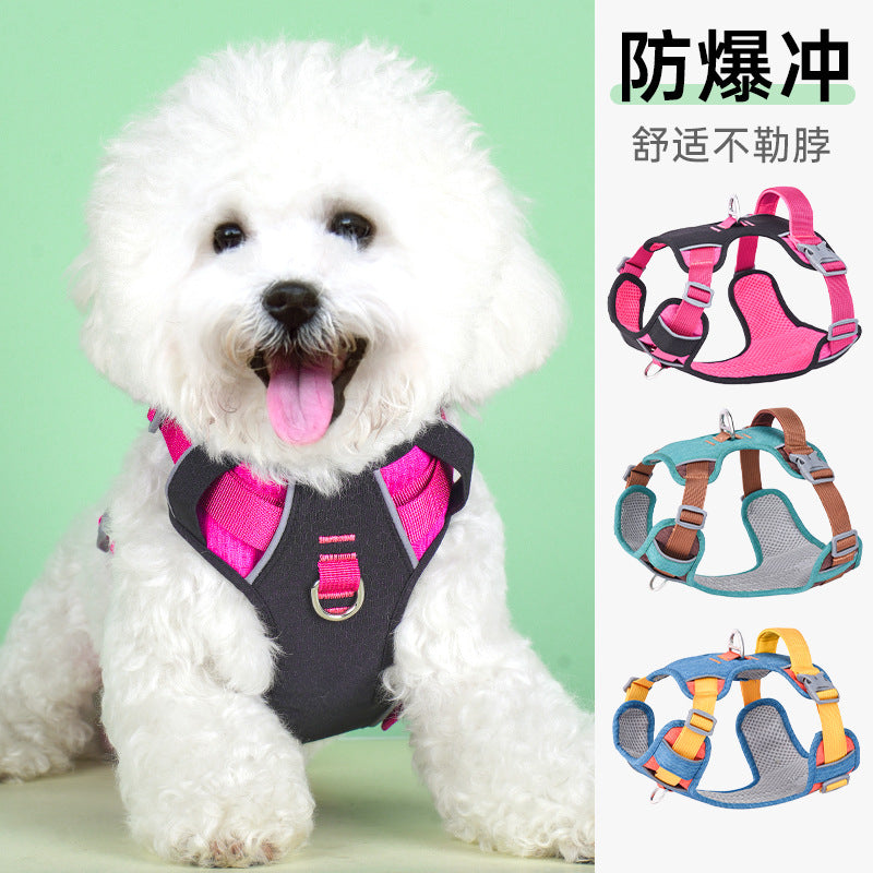 Dog Leash Walking Dog Chest Strap Vest Pet Dog Leash