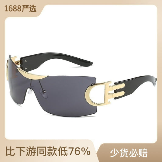 Technology Sense Fashion Sports Mirror Pose Personality Trend Future Sense Millennium Sunglasses