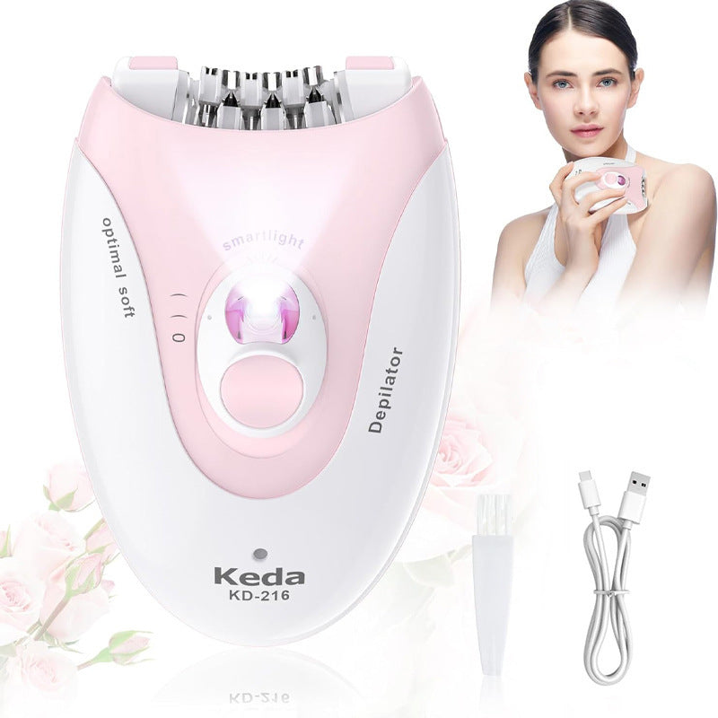 Portable Hair Removal Device Rechargeable Hair Removal Device With Light Ladies Hand Hair Leg Hair Intelligent Electric Hair Removal Instrument