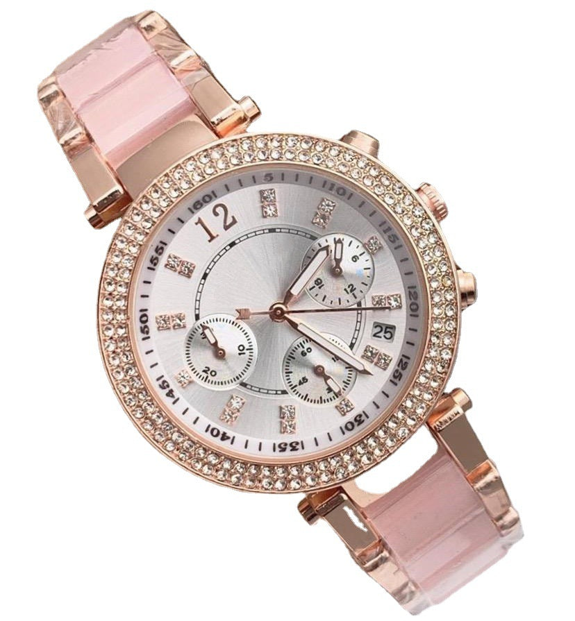 Spiral Crown Quartz Hands Fashion Watch