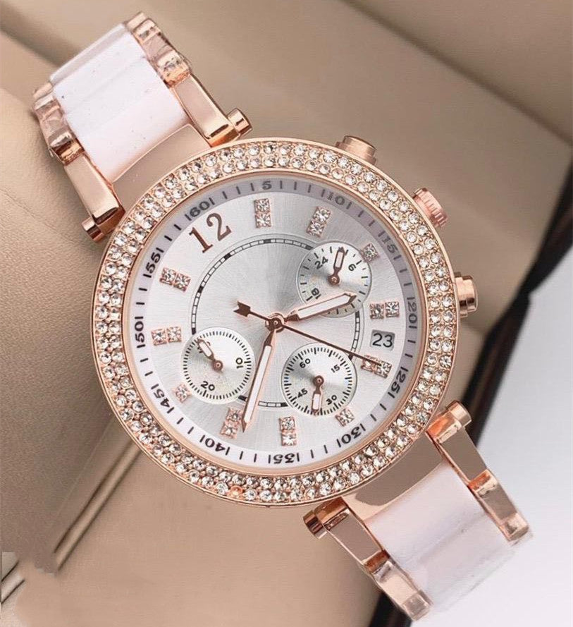 Spiral Crown Quartz Hands Fashion Watch