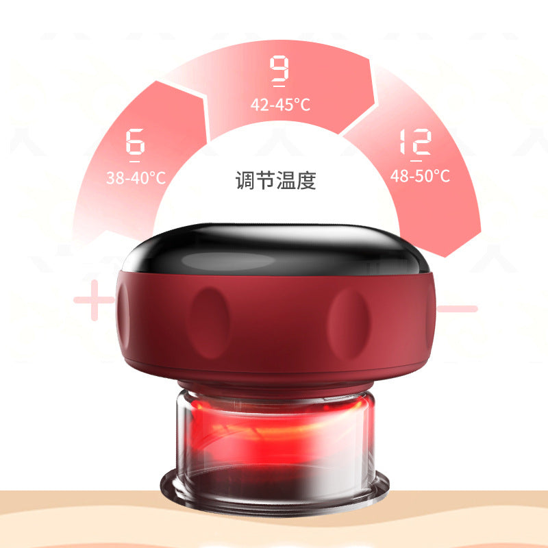 Small Household Mini Scraping Body Meridian Dredge Massager Intelligent Breathing Electric Gravitational Cupping Beauty Instrument