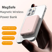 Magsafe Magnetic Wireless Power Bank Small Portable Mini Magnetic Wireless Power Bank