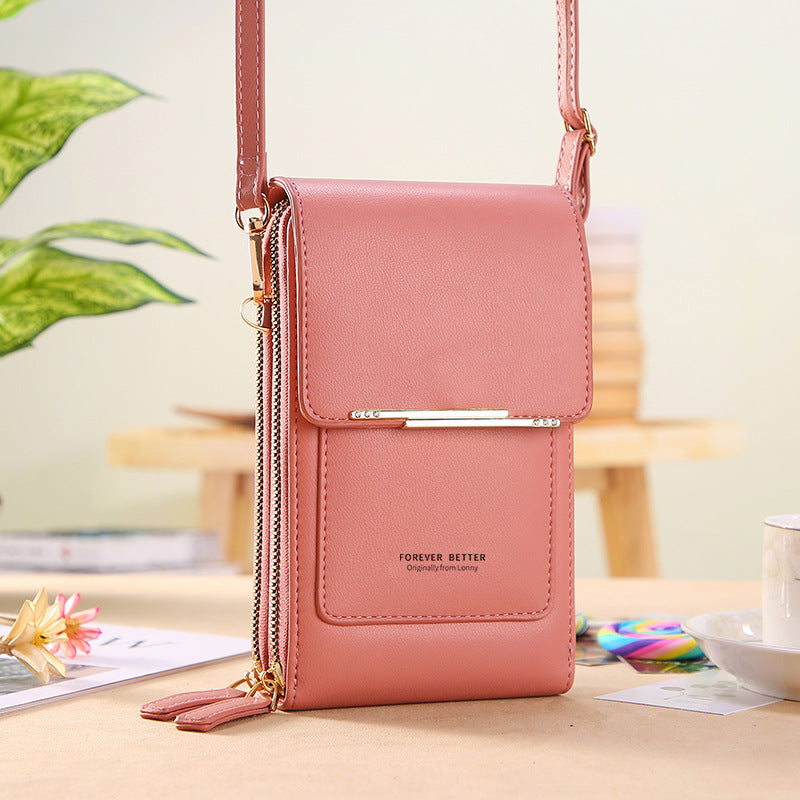 Touch Screen Phone Bag Women&#039;s Small Crossbody Cute Small Bag For Mobile Phone Fashion Key Coin Bag Vertical