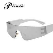 Outdoor Sports Sunglasses Frameless Sunglasses Bar Dance Dipunk Fashion Sunglasses Concave Shape