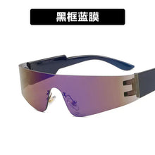 Outdoor Sports Sunglasses Frameless Sunglasses Bar Dance Dipunk Fashion Sunglasses Concave Shape