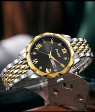 POSHI Quartz Watch Business Fashion Double Calendar Luminous Men's Watch Fashion