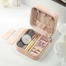 Simple Ins Macaron Color Jewelry Storage Box Travel Travel Earring Necklace Ring Storage Jewelry Box