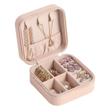 Simple Ins Macaron Color Jewelry Storage Box Travel Travel Earring Necklace Ring Storage Jewelry Box