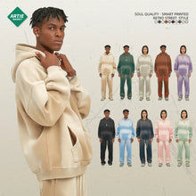 Solid Color Blank Fleece-lined Thickened 360g Spray Dye Old Hooded Men's Wear