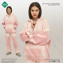 Solid Color Blank Fleece-lined Thickened 360g Spray Dye Old Hooded Men's Wear