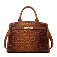 Solid Color Crocodile Pattern Women's Multifunctional 2023 New Women's Handbag Fashion New Shoulder Crossbody Bag