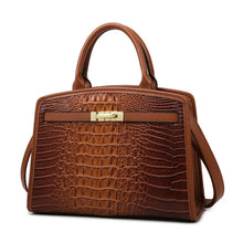 Solid Color Crocodile Pattern Women's Multifunctional 2023 New Women's Handbag Fashion New Shoulder Crossbody Bag