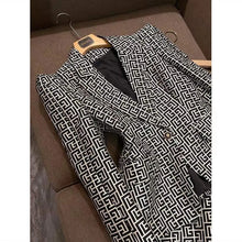 Spring And Autumn New Jacquard Embroidery Suit Suit Women's Fashion Suit Wide-leg Pants Top Tide