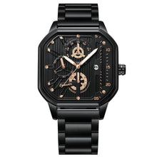 Square Men's Watch Men's Waterproof Luminous Calendar Cross-border Fashion Quartz Watch New