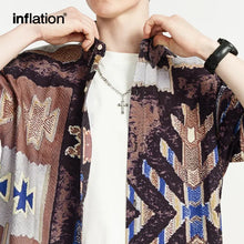 Subordinate Style Seersucker Shirt 2024 Spring And Summer New Street Fashion Brand Loose Men's Short Sleeve Lining