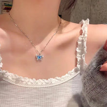 Suitable For Summer Cool Double Layer Butterfly Necklace Accessories Women's Light Luxury Niche Flash Exquisite Collarbone Chain Necklace Chain