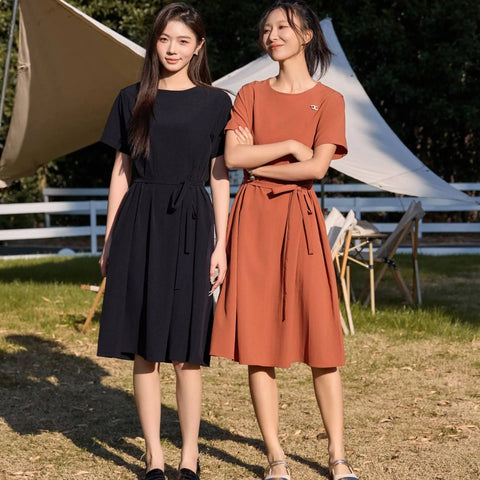 Summer Fashion Women's Dress Long Korean Loose Dress Slim