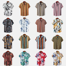Summer Hawaiian Style Casual Printed Men's ShirtMen'sPrintedShortSleeveS