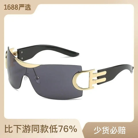 Technology Sense Fashion Sports Mirror Pose Personality Trend Future Sense Millennium Sunglasses