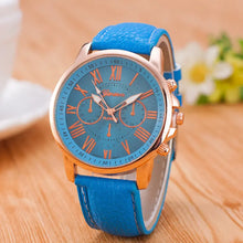 Three eye watches, retro GENEVA, Geneva students, couples, watches, men&#039;s belts, quartz trends watches
