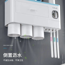 Toothbrush Holder Toothbrush Cup Mouthwash Cup Wall-mounted Bathroom Punch-free Wall-mounted Toothpaste Toothbrush Cup Suit