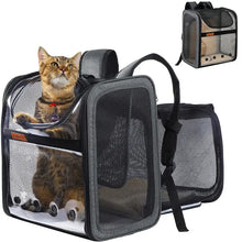 Transparent Pet Backpack Panoramic Breathable Pet Backpack Foldable Transparent Cat Bag Pet Bag