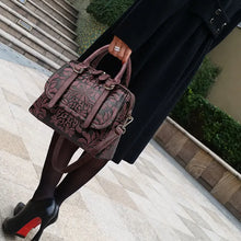 Women's Bag Vintage Printed Women's Bag 2022 New Fashion Large Bag Women's Large Capacity Shoulder Hand Crossbody Bag