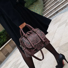 Women's Bag Vintage Printed Women's Bag 2022 New Fashion Large Bag Women's Large Capacity Shoulder Hand Crossbody Bag