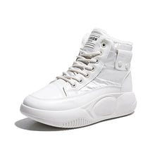 Women's Big Cotton Shoes 2024 Winter New Fleece-lined All-match Female Students Tide Warm Thick-soled Casual Snow Boots 6022