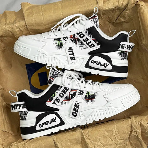 Xiaobai Men's Shoes Spring And Summer Breathable 2024 New Fashionable Brand Thick-soled Sports Casual Board Shoes Niche All-match Fashionable Shoes