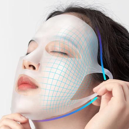 3D Silicone Three-dimensional Design Mask Cover Slows Down Evaporation Fixed Facial Beauty Cover